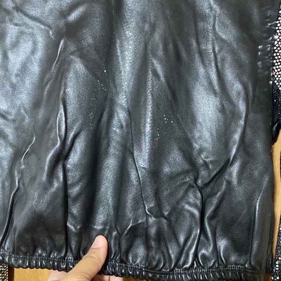 Metallic Hooded Crop Top Jacket - Picture 5 of 7